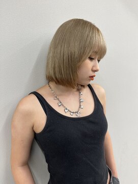 ロンドソレイユ 池袋(Lond soleil) ボブ/前髪カット/レイヤーカット×ケアブリーチ/デザインカラー