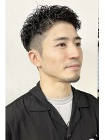 ファイブシーン アオヤマ(5SCENE AOYAMA)&nbsp;波巻きパーマメンズツイストスパイラルパーマツーブロック