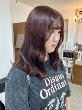 ナツ(Natu.) ブリーチなしレッド♪/郷久保