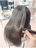 髪質改善酸性ストレート、イルミナカラーで艶髪に♪