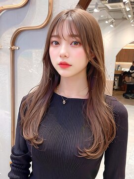 ロンド エスポワール 錦糸町(Lond espoir) 黒髪ネビージュ小顔ボブルフレイヤー顔まわり