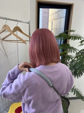 ツムジ(Tsumuji) ピンクラベンダー×ボブ