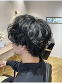 大人重め渋パーマ