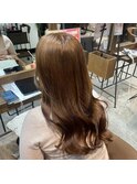大人可愛い 20代30代 髪質改善 ミルクティーベージ韓国風