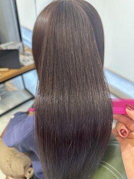 ヘアーアンドビューティーザ エフ(Hair Beauty the F) ＊艶髪_髪質改善カラー_ラベンダーアッシュ_m170