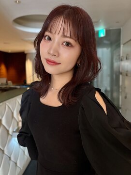 ヤヨイブレインズフェアリー(YAYOI BRAINS fairy) 大人シースルーバング×色気レイヤーミディアム☆