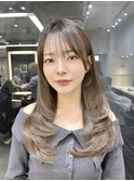 韓国レイヤー/韓国風/ボブ/髪質改善/黒髪/ブリーチなし〔池袋〕