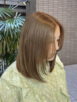 ガーランド(Girland) 【girland】ブリーチベージュ　韓国風/レイヤーカット