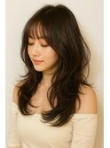 セミロングレイヤー