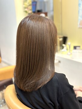 クオリス 上福岡店(QUALIS) 30代40代髪質改善カラー大人美シルエット艶髪ストレート絹髪