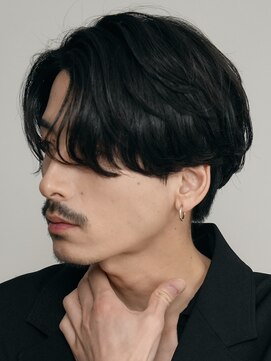 フィフス 渋谷(fifth) 大人ゆるめニュアンスシャドウパーマメンズセンターパート