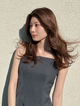 モードケイズ 調布店(MODE K's) レイヤーカット_韓国顔周り前髪カットダブルカラーブリーチ