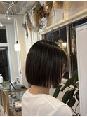 ぱつっとボブ