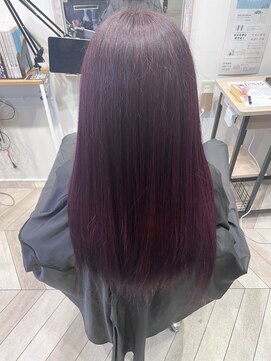 フィーリー ヘア デザイン 太田店(feAry) 白髪があっても大丈夫☆赤すぎない赤大人の艶感ボルドー