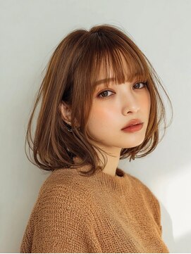 クラゲヘアー/小顔/ココアベージュ/オリーブグレー/水戸米沢