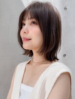 リヤン 表参道(lyann) 前髪愛され外ハネボブ艶感くびれヘアサイドバング#527f1219