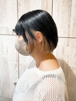 アンナ 広瀬通店(Anna)&nbsp;インナーカラー/ベージュ/シルバー/ボブ/イヤリングカラー/仙台