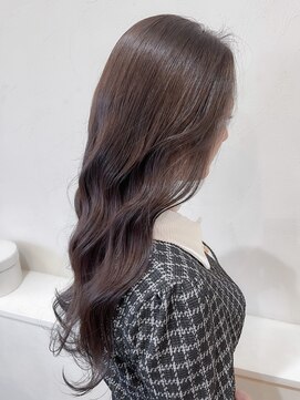 セットアップ 倉敷美和店(SET-UP) 髪質改善カラー グレージュ ロング 艶髪