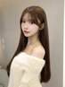 【伊藤初回指名の方】前髪/顔まわりカット＋透明感カラー￥17,600 ［表参道］