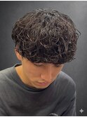 短髪パーマ