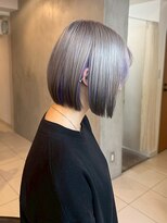 リアン(Lien) ケアブリーチシルバーアッシュ/ショートボブ