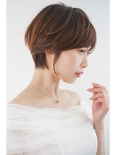 ニューヨークニューヨーク 阪急高槻店(NYNY) ひし形大人ショートボブ髪質改善白髪ぼかしハイライト30代40代