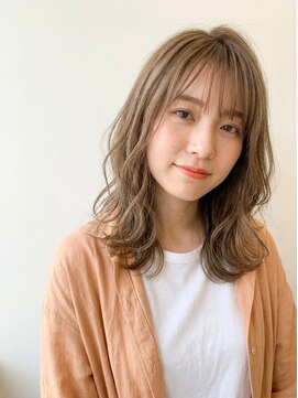 ヨイン 四谷三丁目(YOIN) 【30代】ベージュカラー×柔色セミロング