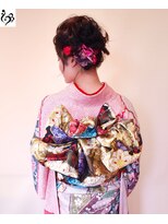チェルト 桶川(Hair&make CERTO)&nbsp;着物に似合うアップスタイル