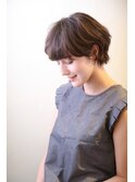 大人可愛い清楚ショートボブ