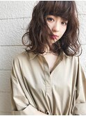 【KOCHAB/本山】立体感ウェーブ◎ミディ