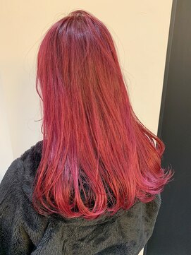 サロンドミルク 溝の口店(salon de MiLK) *鮮やかなピンクカラー