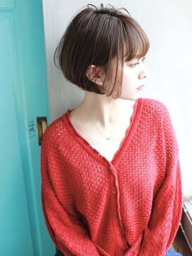 バース(BIRTH) 天神【BIRTH】ミニマムボブ×ブラウンベージュ　2