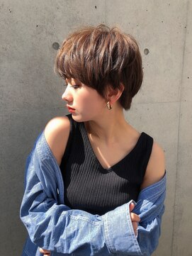 レア 中野(Le'a) 【Le'a】シースルーshort オリーブbeige