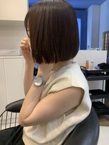 ヘアアンドメイク シークネクスト(HAIR&MAKE SeeK NEXT) 【SeeK NEXT 門井】ロブヘア×ダークグレージュ