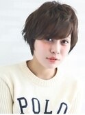 厚めバング×斜めバング×クラシカルヘアショート☆