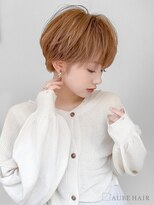 オーブ ヘアー カラ 今福鶴見店(AUBE HAIR cara) 20代・30代_丸みショートボブ