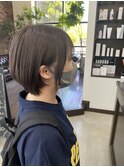 グレージュ、ブリーチ、透明感