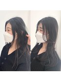【癖やうねりでお困りの方必見】ケアストレートで作る顔まわり♪