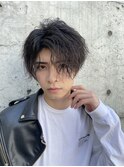 【ツイストスパイラルパーマ/波巻き/韓国マッシュウルフ】