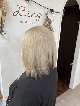 リングバイモアムー(Ring by Moremuu) ブロンドベージュ
