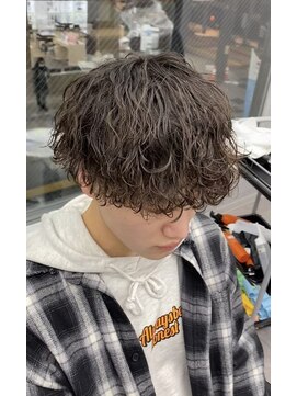 オムデュー(HOMME DEUX) 【KAITO】波巻きパーマ！