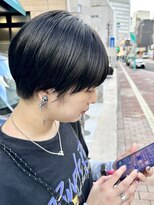 ヘアーメイクオズ(hair make O/S) ブルーシルバー/マッシュショート