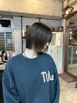 シールドヘアー 沖縄 新都心(C'LD Hair) 【C’LD 】切りっぱなしボブ/ミニボブ/シースルーボブ/ボブ
