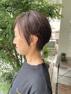 リリー(Lily) えりあしスッキリ丸みショート/野田Lily