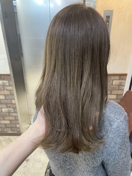 シュリット(schritt) ブリーチなしオリーブベージュ 渋谷イルミナカラー