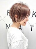 大人ショート/髪質改善/白髪ぼかし/レイヤー/グレージュ/横浜