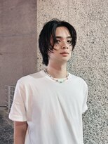 =ニュートラルヘア/メンズボブ／MEN’S HAIR/ブルーブラック