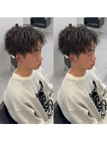 ブライト(BRIGHT) シャドウパーマセンターパート