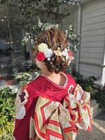 ヘアーズ 本店(HAIRZ)&nbsp;《HAIRZ 》一原☆成人式スタイル！