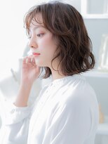 カバーヘア 上尾西口店(COVER HAIR)&nbsp;斜めバングドライパーマひし形抜け感ボブディc8上尾20代30代40代